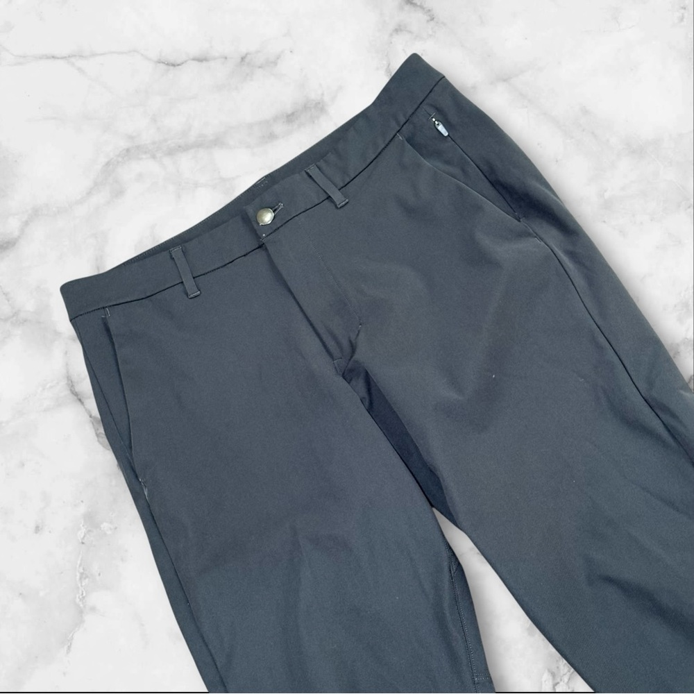 Lululemon Men’s Commission Pants‎ Slim Fit Size 32 Black Warpstreme